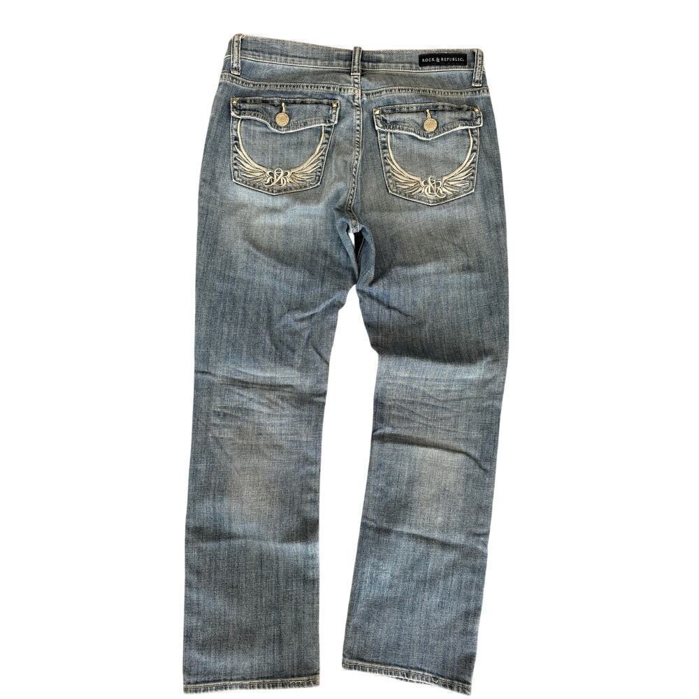 Rock & Republic Low-Rise Straight Leg Jeans - Picture 2 of 4
